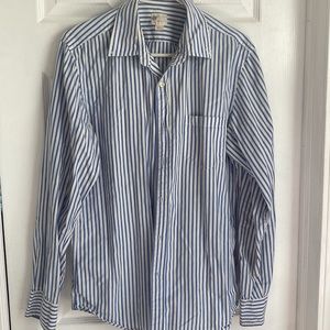 Jcrew men’s striped button up shirt size medium
